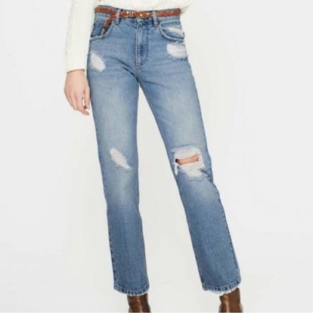 Anine Bing Jackie High Rise Straight Jeans NWT